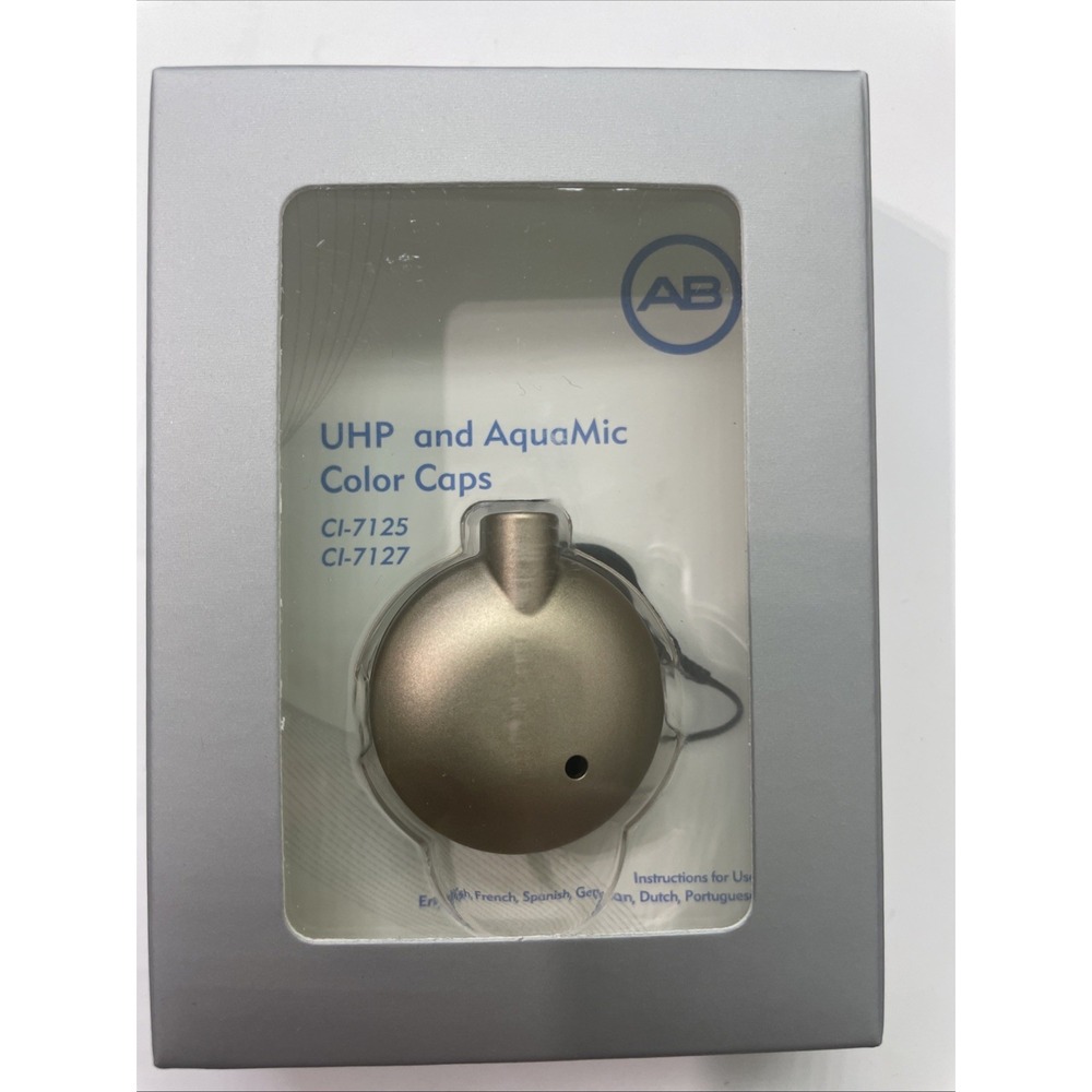 Advanced Bionics UHP And AquaMic Color Caps Lot Of 3